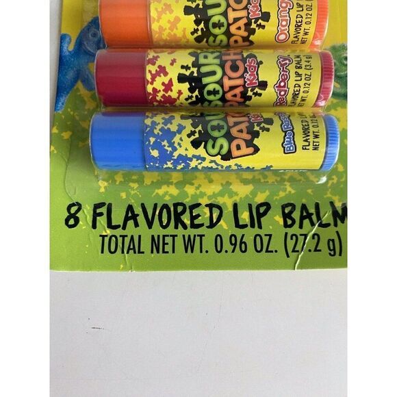 8 Pack Taste Beauty SOUR PATCH Flavored Lip Balm Assorted Flavors NEW Sealed - Picture 9 of 13
